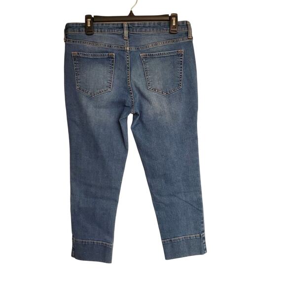 Women's Gap Medium Wash Denim "Straight Crop" Jeans | Size 6/28R - Picture 2 of 11